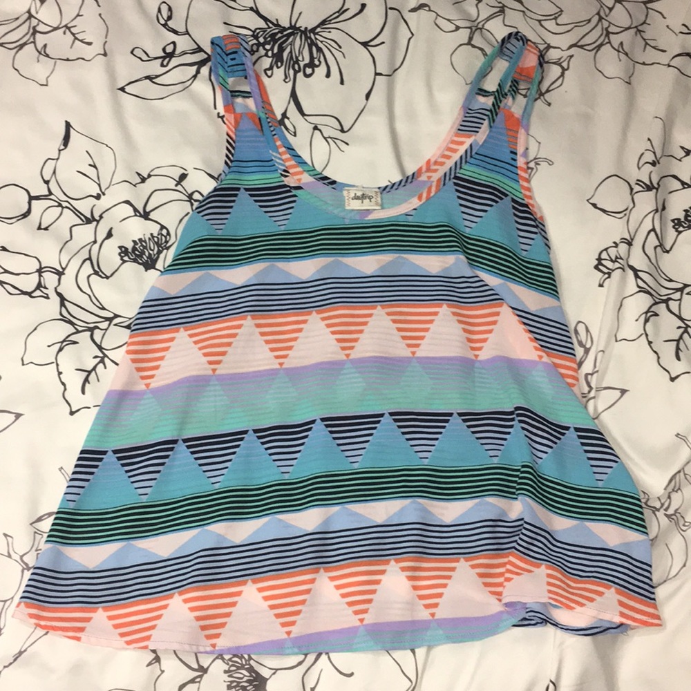 Tribal print Tank tip